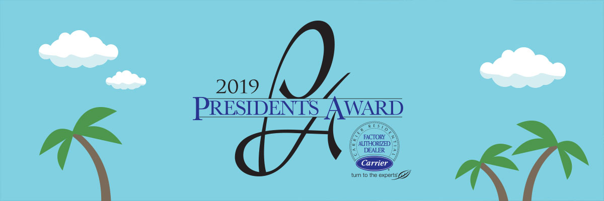 Keith Air Conditioning Receives 2019 President’s Award from Carrier for Quality and Leadership Excellence